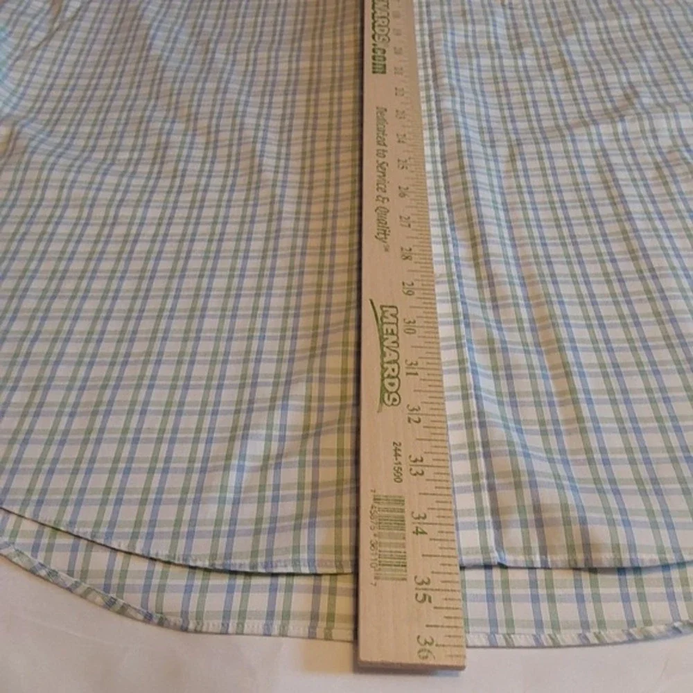 Lands' End Men's Dress Shirt 17.5 Traditional Fit 100% Supima Cotton‎ Non-Iron